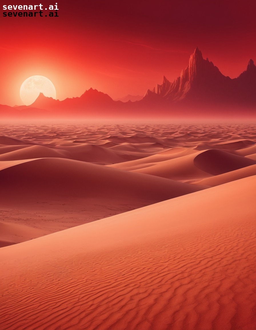 desert, sand dunes, sunset, majestic, arid, dune