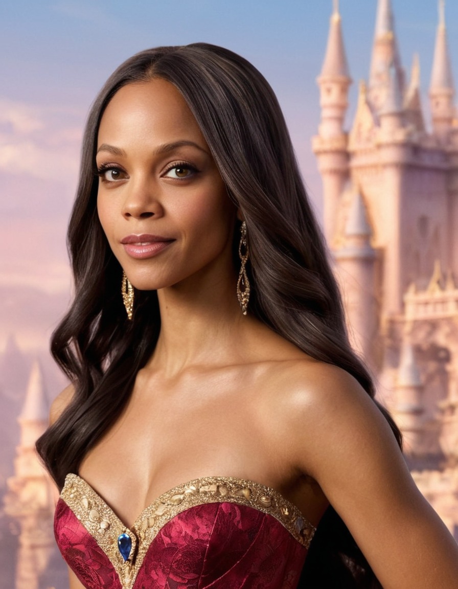 zoe saldana, actress, disney princess, beauty, representation, latina actress