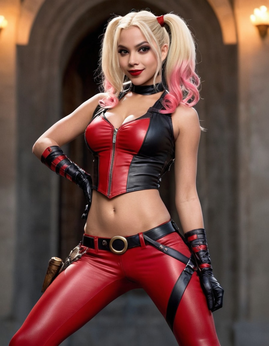 shakira, harley quinn, celebrity, singer, actress, dc comics, character