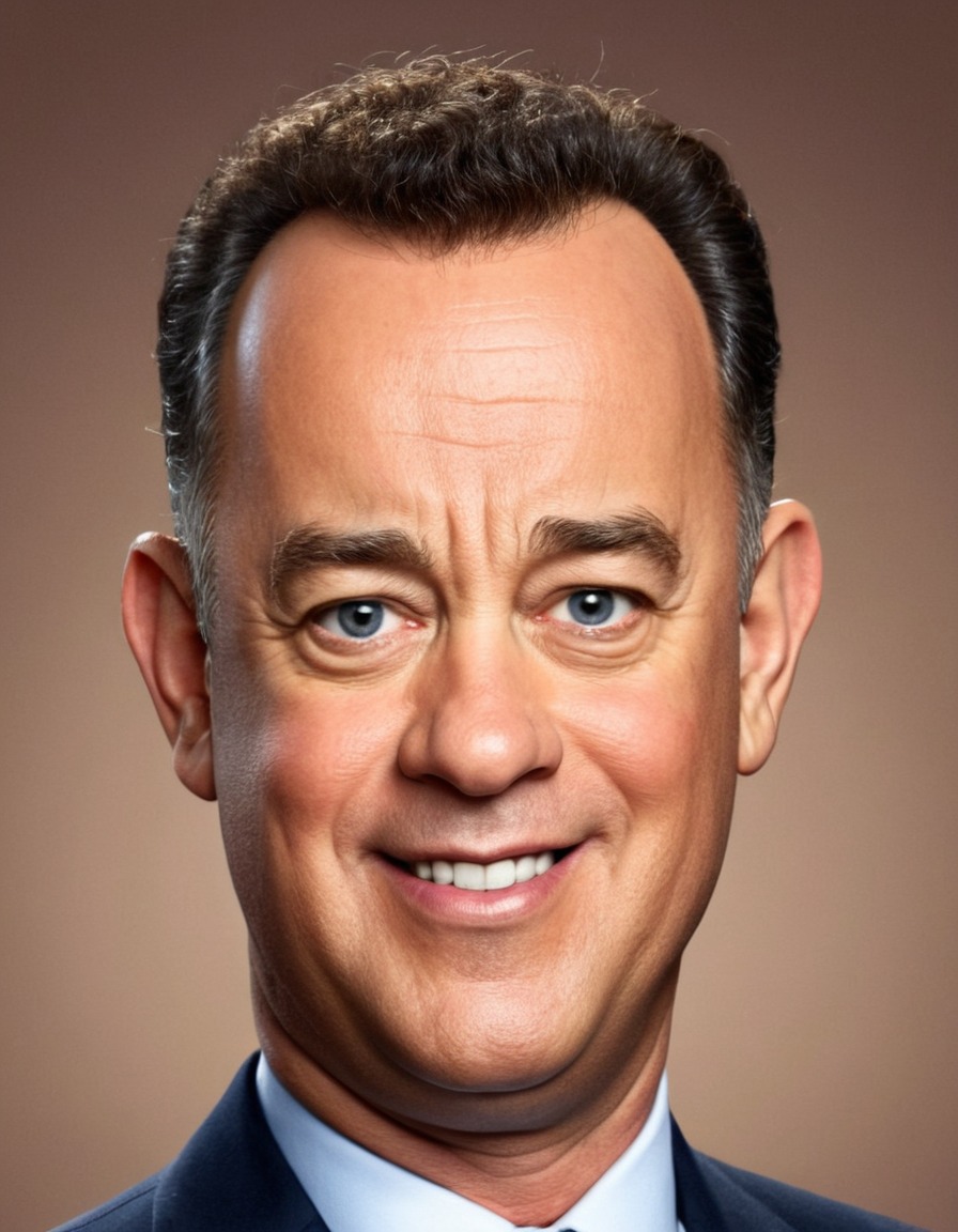 tom hanks, caricature, funny, comedy, actor, celebrity, humor