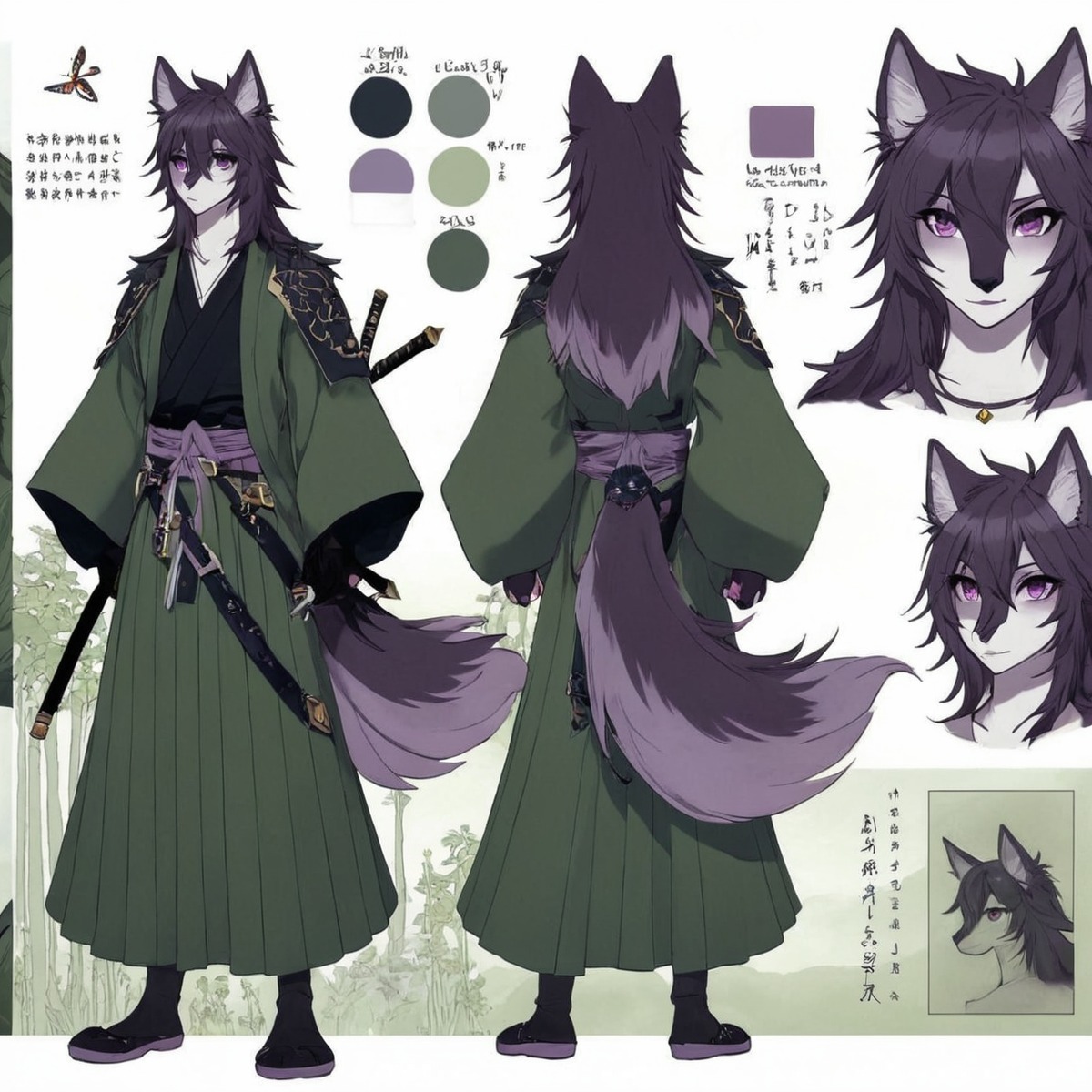 characterdesign, adoptable, adoptablesopen, referencesheet, fantasycharacter, fantasycreature, fantasyportrait, fantasywolf, furry, furryanthro, samurai, wolfcharacter, wolffurry, medievaloutfit, medievalclothes, furrymale, wolfcanine, furrycharacter, wolfadoptables, aiart, wolf_adoptable, adoptadoptable, adoptableadoptables, furryadoptable, princeadopt, furry_character, furry_male, furry_adoptable, prince_design