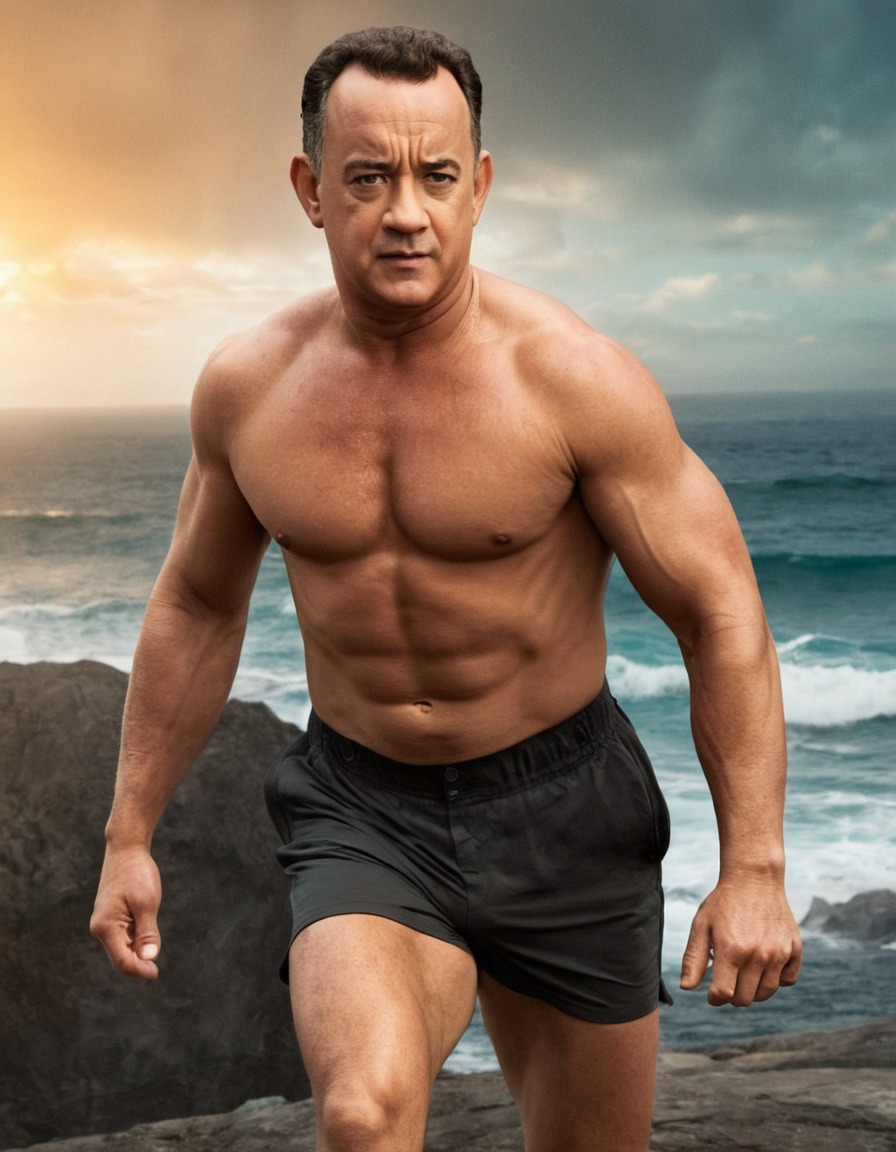 tom hanks, muscular, fitness, action, hollywood, actor