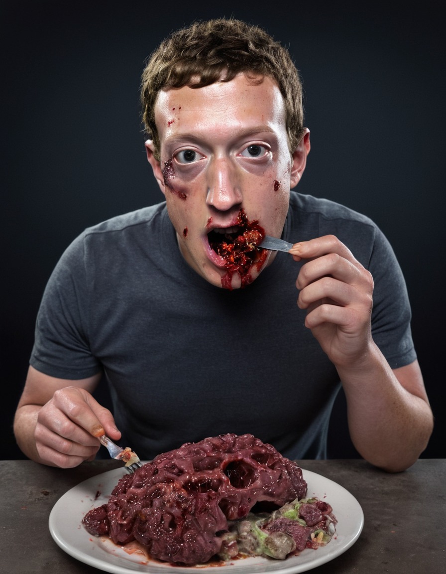 zombie, mark zuckerberg, brain eating, horror, celebrities