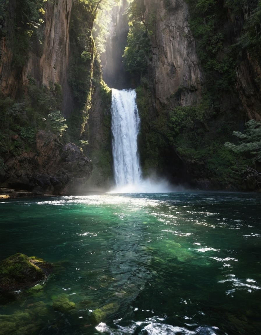 landscape, paradise, waterfall, nature, adventure, explore, travel, travelling, photography, gif, gifs, photographers on tumblr, aesthetic, cottagecore, fairycore, fairy, naturecore