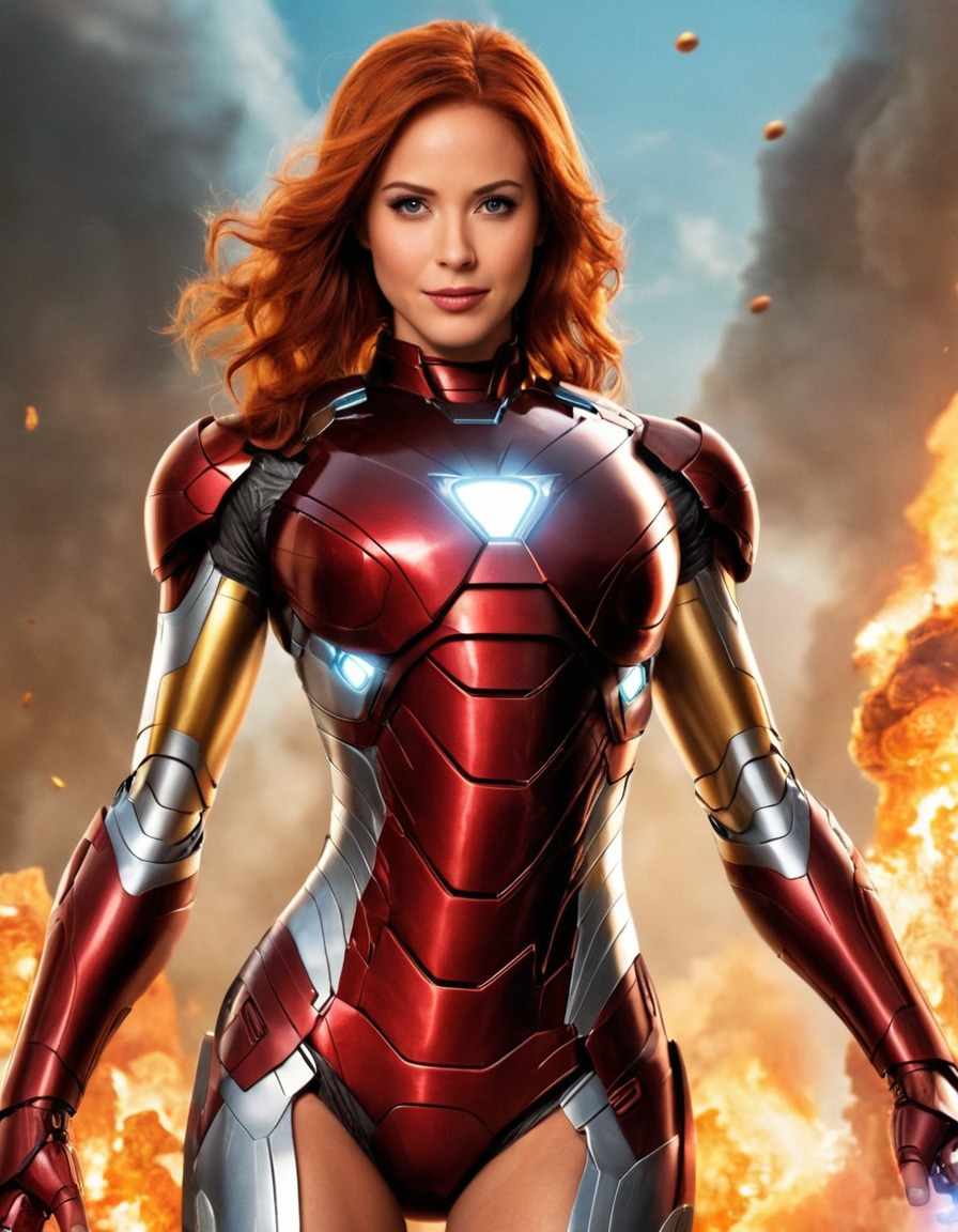 iron man, iron woman, gender swap, marvel, superhero, tony stark