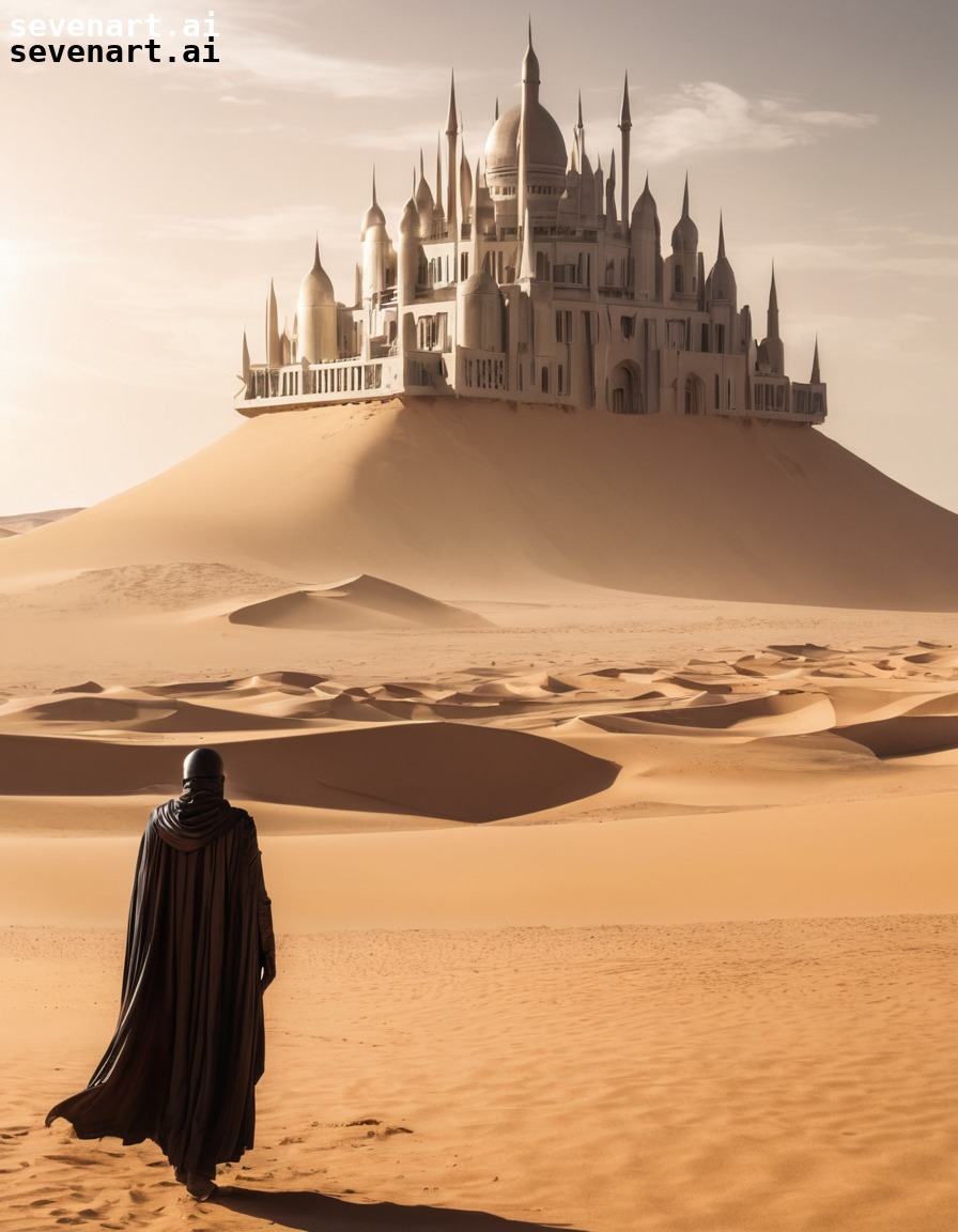 fantasy, science fiction, palace, desert, control, dune