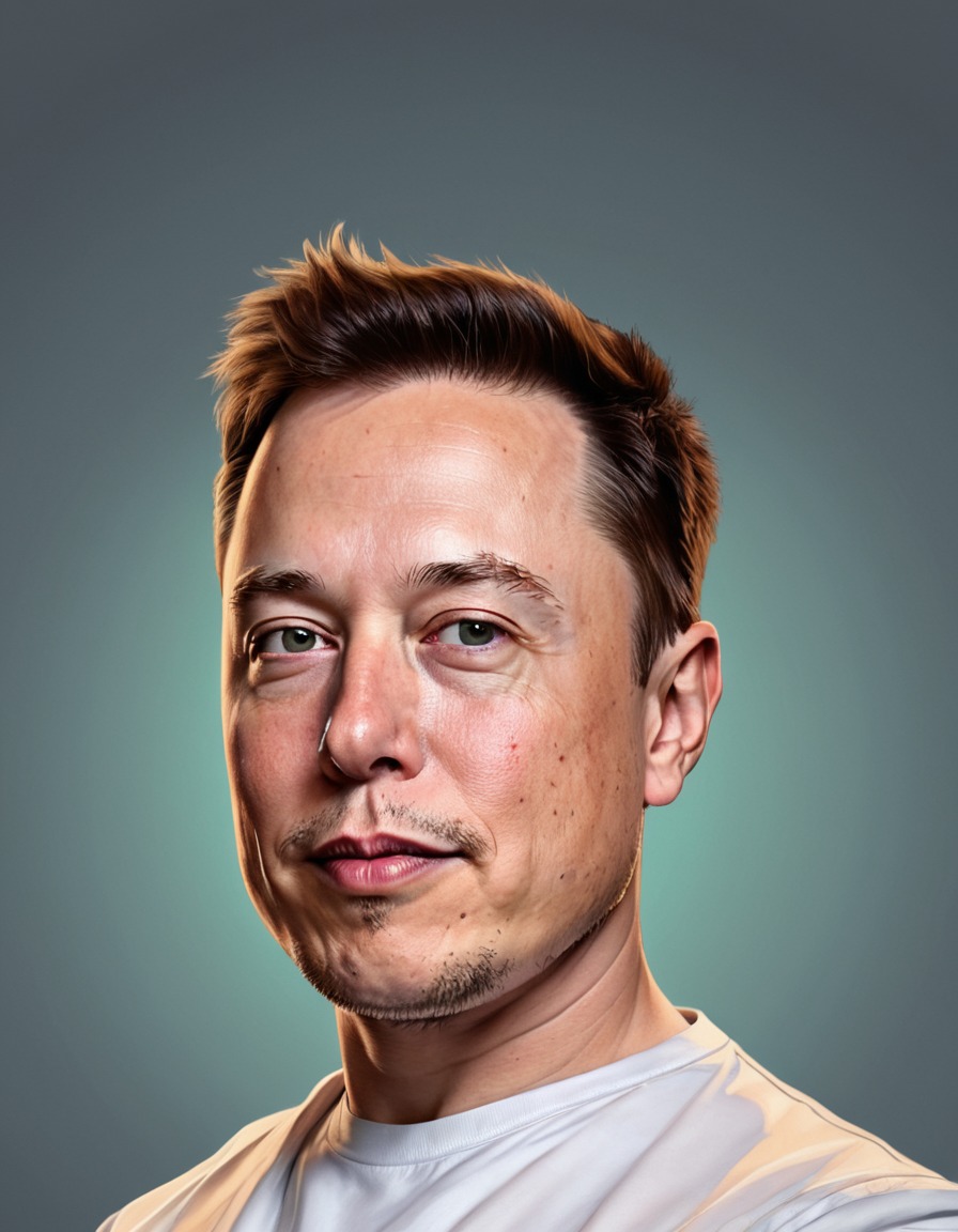 elon musk, portrait, painting, entrepreneur, tesla, spacex