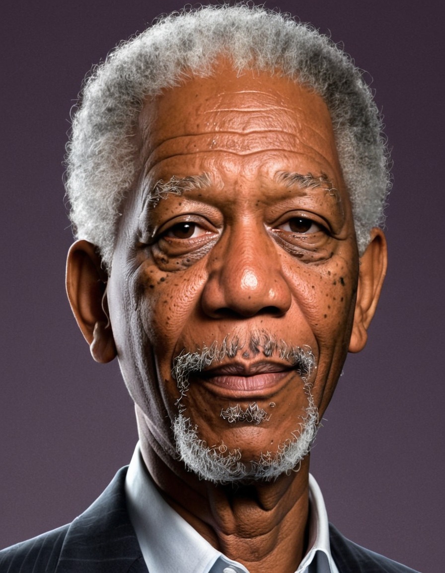 morgan freeman, funny, painting, celebrity, comedy