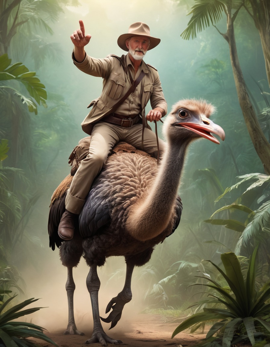 allan quatermain, ostrich, jungle, adventure, struggle, books