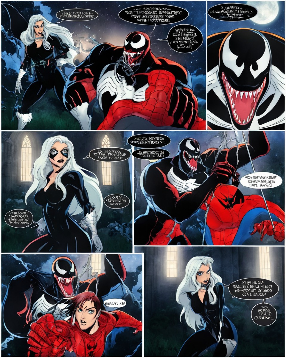 comic, spiderman, spider, venom, 1994, amazingspiderman, animatedseries, blackcat, fanartdigital, feliciahardy, symbiote, unmasked, unmasking, blackcatmarvel, venommarvel