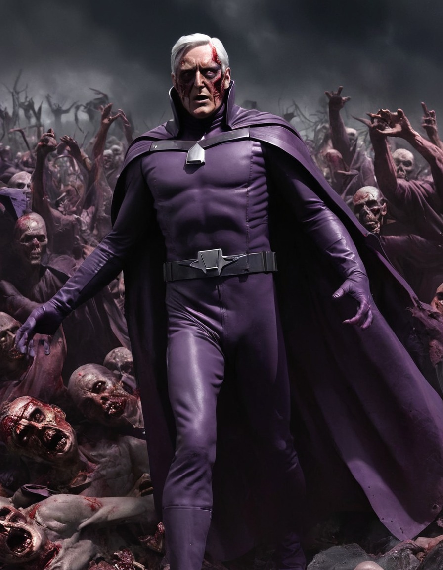 magneto, zombie, undead, super villain, mutant, horror, marvel comics, marvel