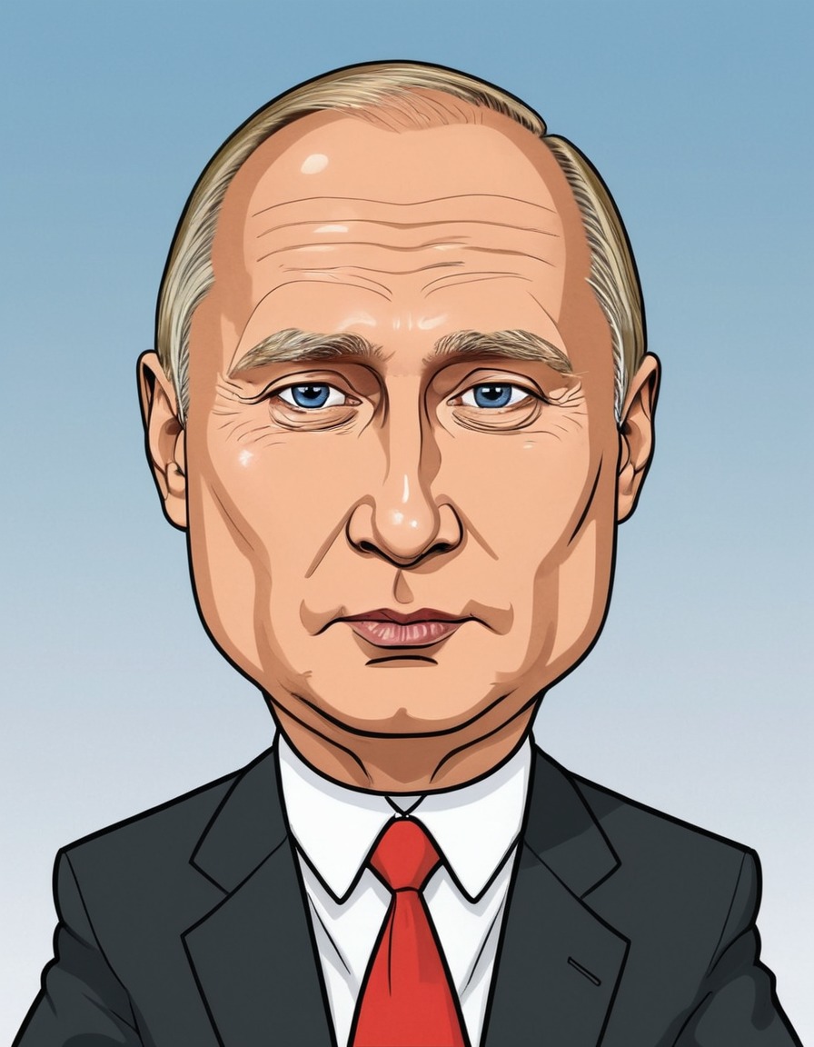 satire, political humor, parody, vladimir putin caricature, politics