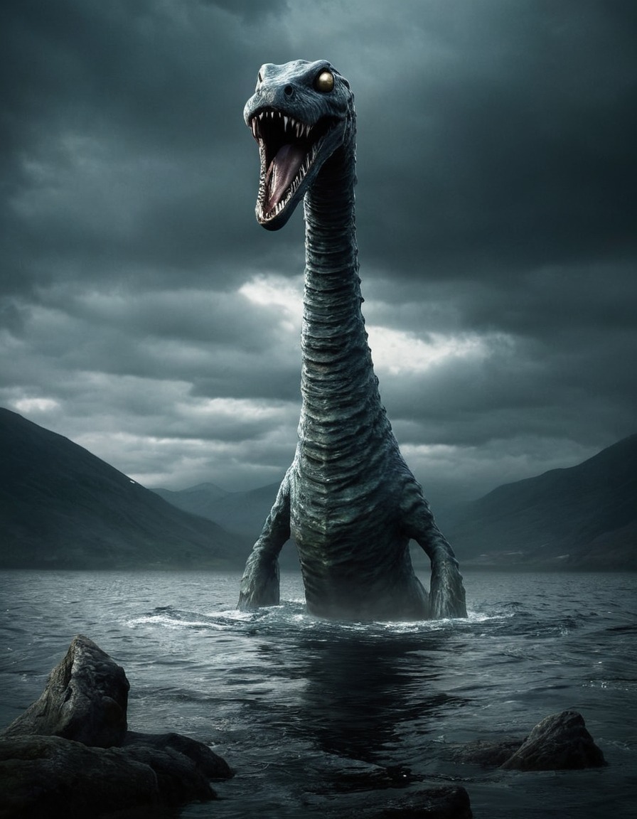 loch ness monster, sea monster, legendary creature, scottish folklore, cryptozoology