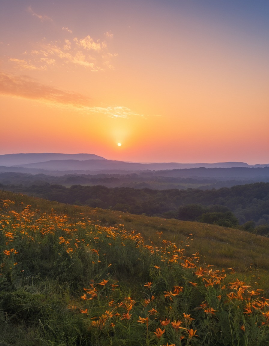 nature, sunrise, beautiful, dawn, golden hour, scenic views