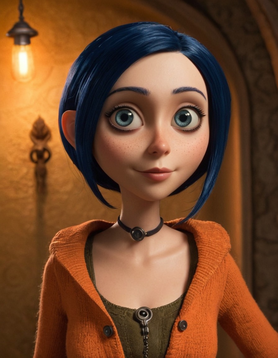 coraline jones, character reinterpretation, fashion, beauty, strong female character, film adaptation, neil gaiman