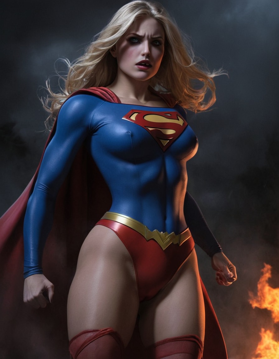 supergirl, dc comics, evil, superhero, villain, kara zor-el, kryptonian