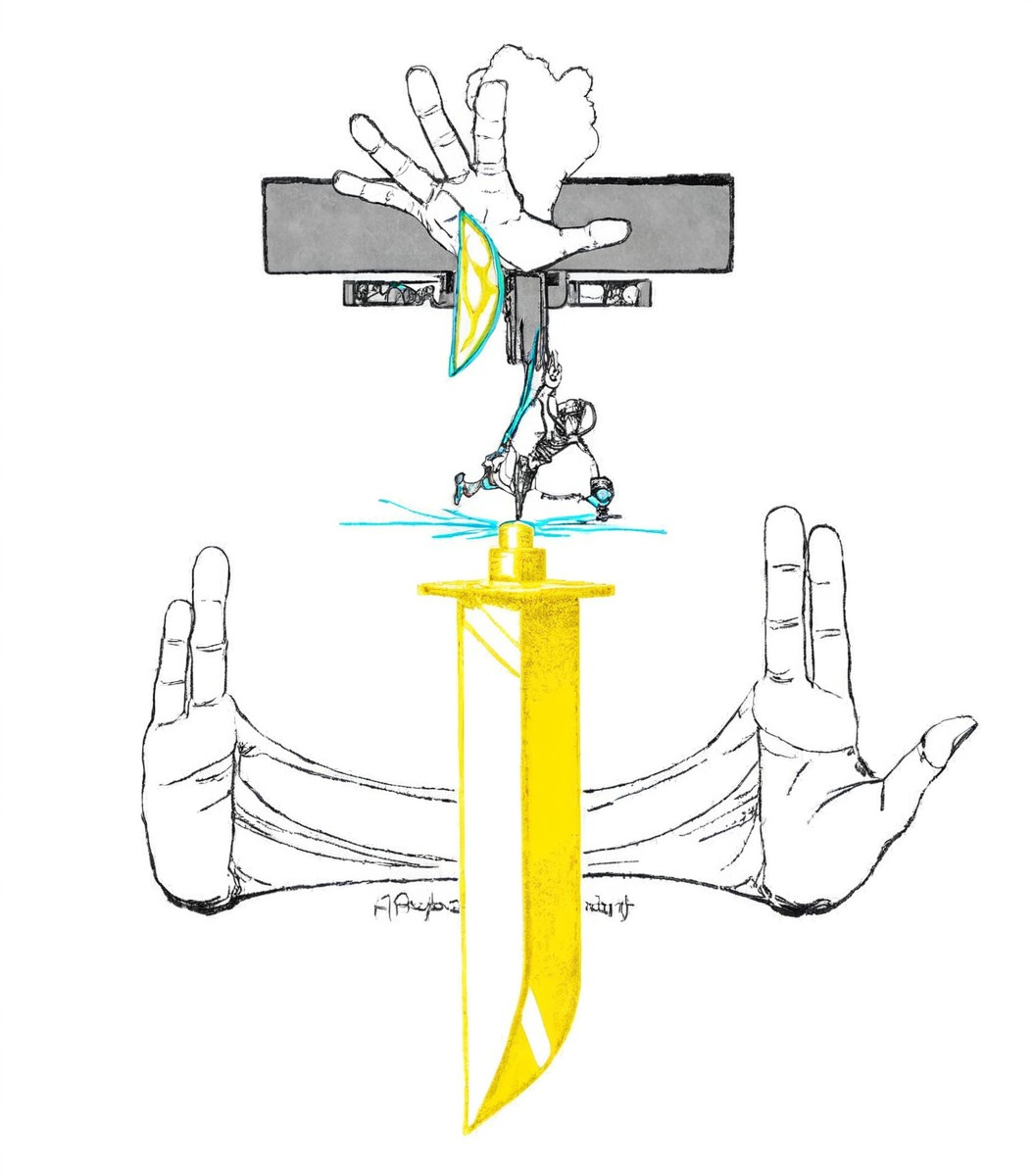 magic, sword, pen, ink, weapon, artist, artwork, blade, character, characterdesign, comic, concept, doodle, drawing, fairytale, fantasy, giant, hand, illustration, imagination, inkdrawing, inspiration, manga, pendrawing, story, style, summon, summoner, traditional, art