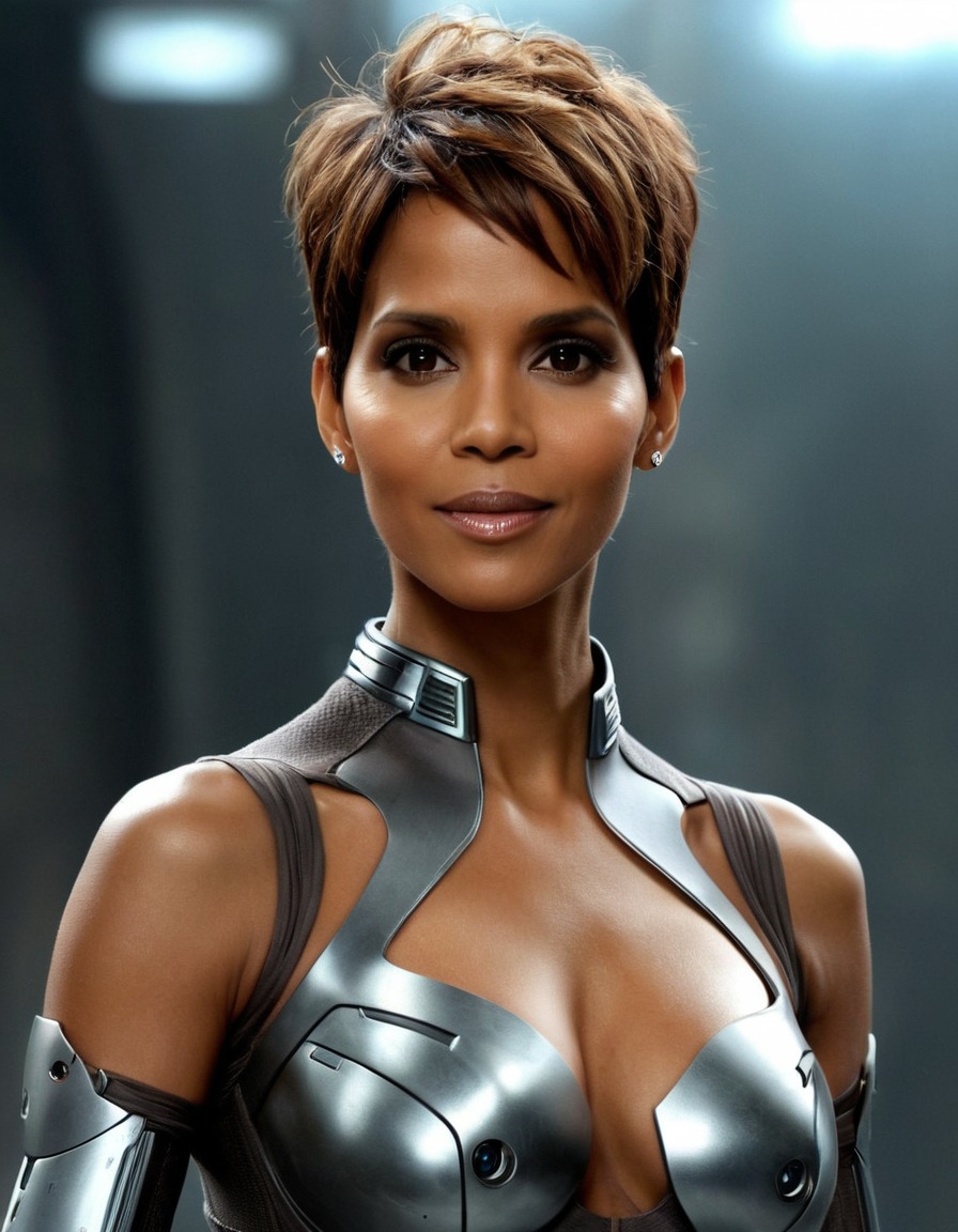 robot, halle berry, actress, artificial intelligence, sci-fi, futuristic, celebrity