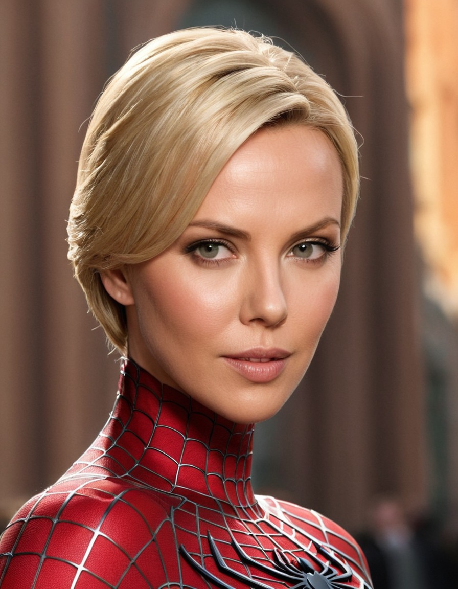 charlize theron, spider-man, hollywood, actress, superhero, marvel, casting