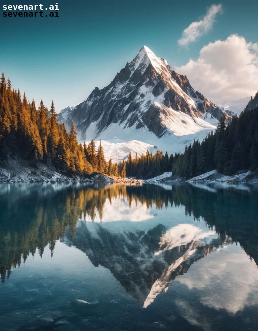 nature, mountain, reflection, alpine, wilderness