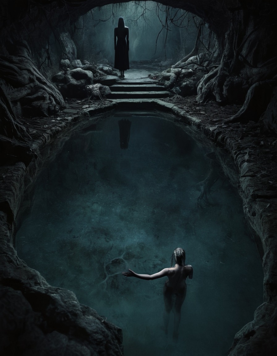 mystical, mirroring pool, hidden truths, enchanted, divination, prophecy