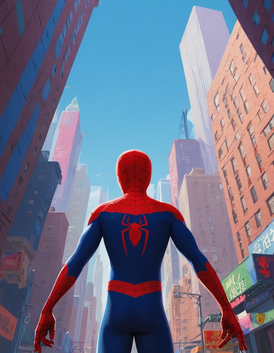 spider-man: into the spider-verse, animated movie, superhero film, marvel comics, multiverse, innovative animation, comic book adaptation