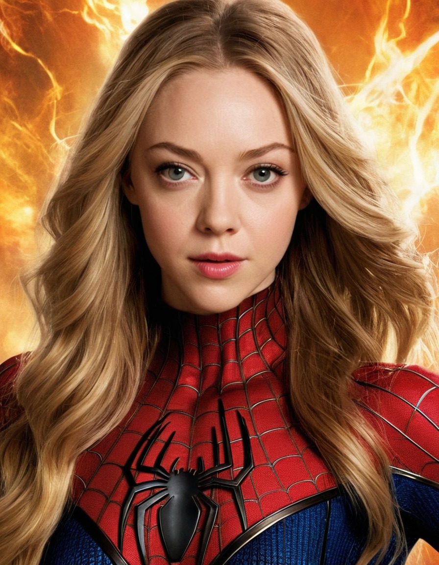 amanda seyfried, spiderman, actress, superhero, movie, role, casting