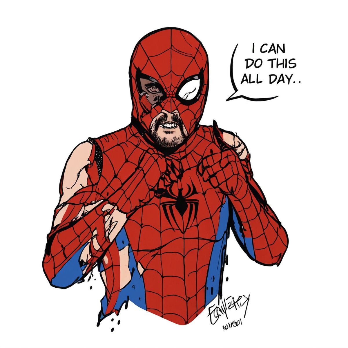 fanart, spiderman, peterparker, spidermanfanart, spidermanmarvel, damagedclothes