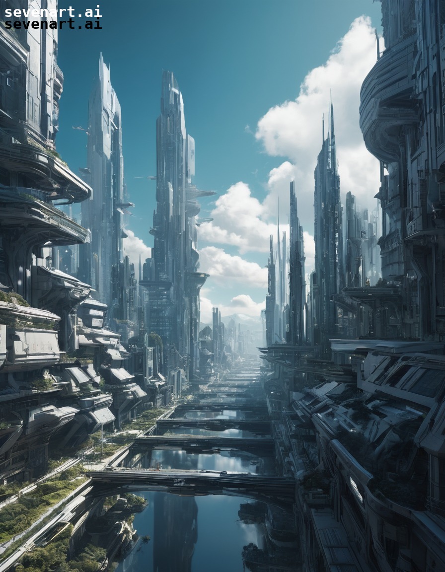 futuristic, ai, architecture, cityscape, construction, future