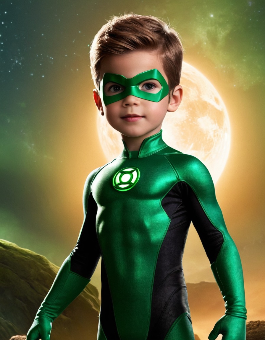 green lantern, superhero, dc comics, childhood, origin story