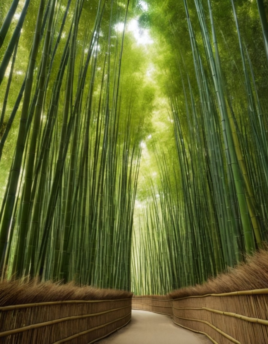 nature, bamboo forest, beautiful, green, serene, scenic