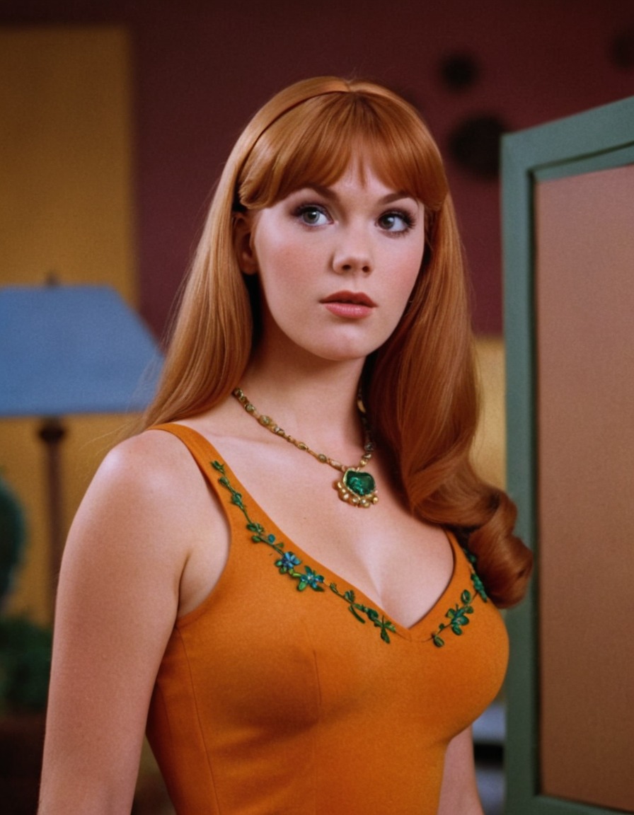 daphne blake, scooby-doo, cartoon character, beautiful woman, mystery solver