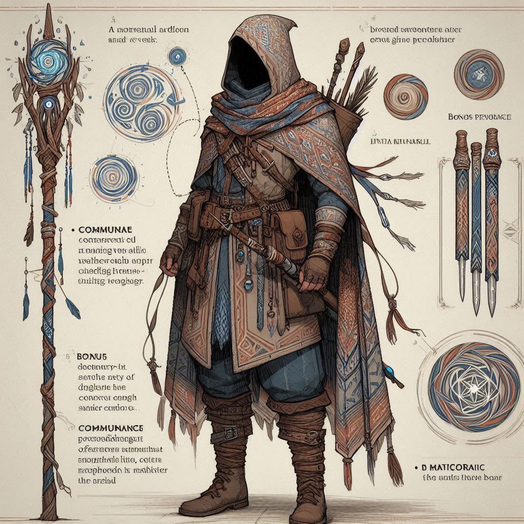 conceptart, digitalart, adventurer, ai, air, cloak, conceptdesign, dalle3, dnd, fantasy, journey, male, man, river, rpg, staff, water, wind, aiart, conceptartcharacter