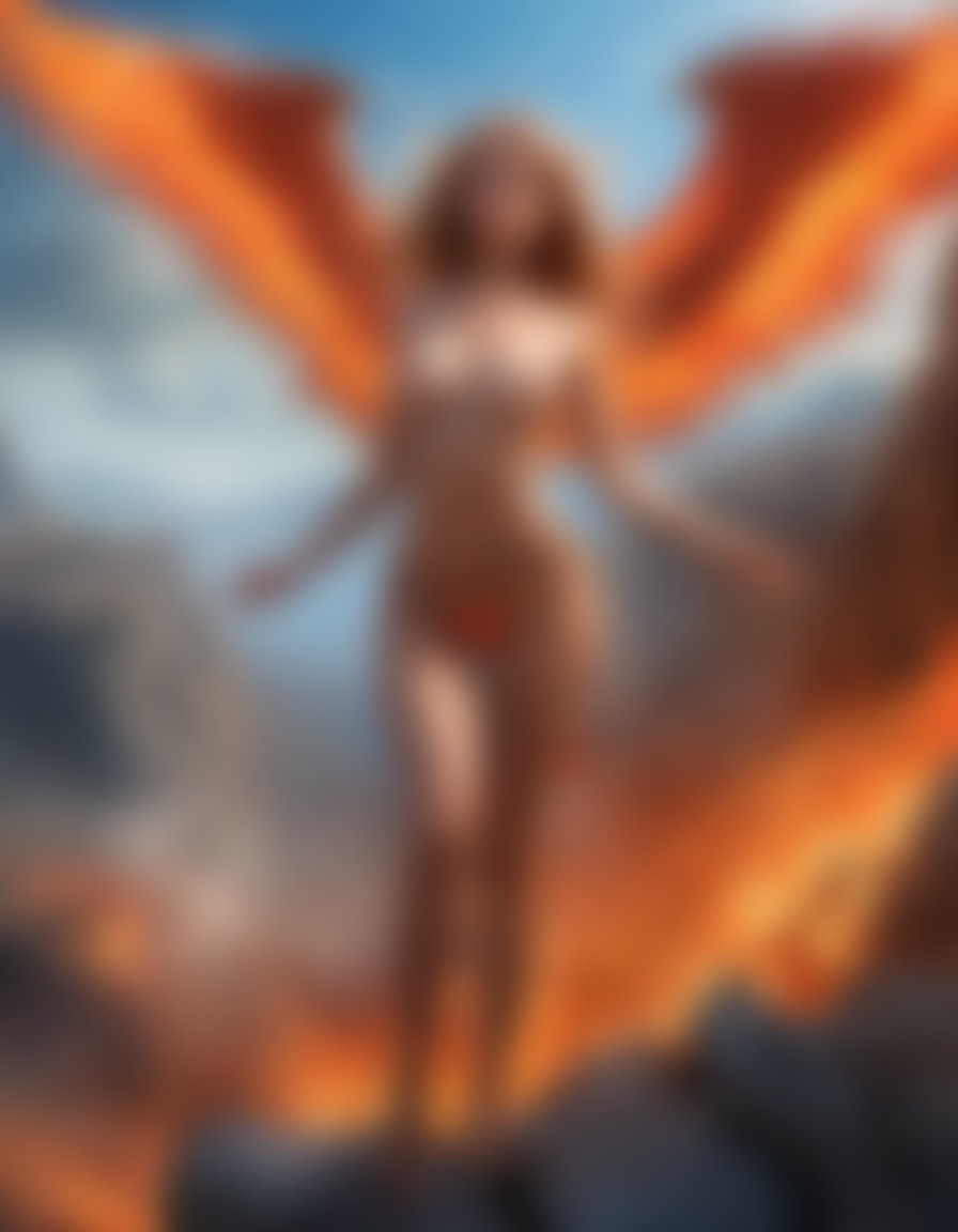 angel, woman, cliff, battlefield, demons, bravery, determination, sexy, erotic