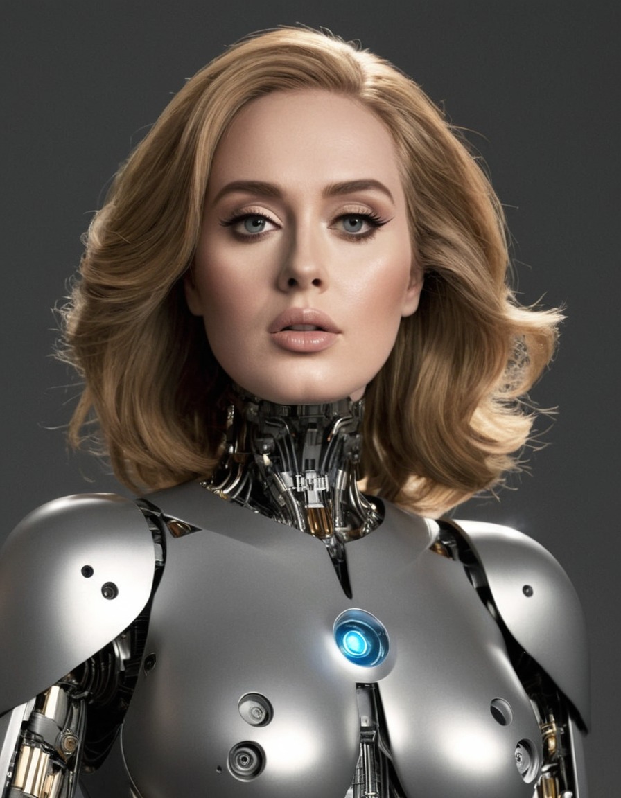 robot, adele, musician, technology, artificial intelligence, android, pop culture