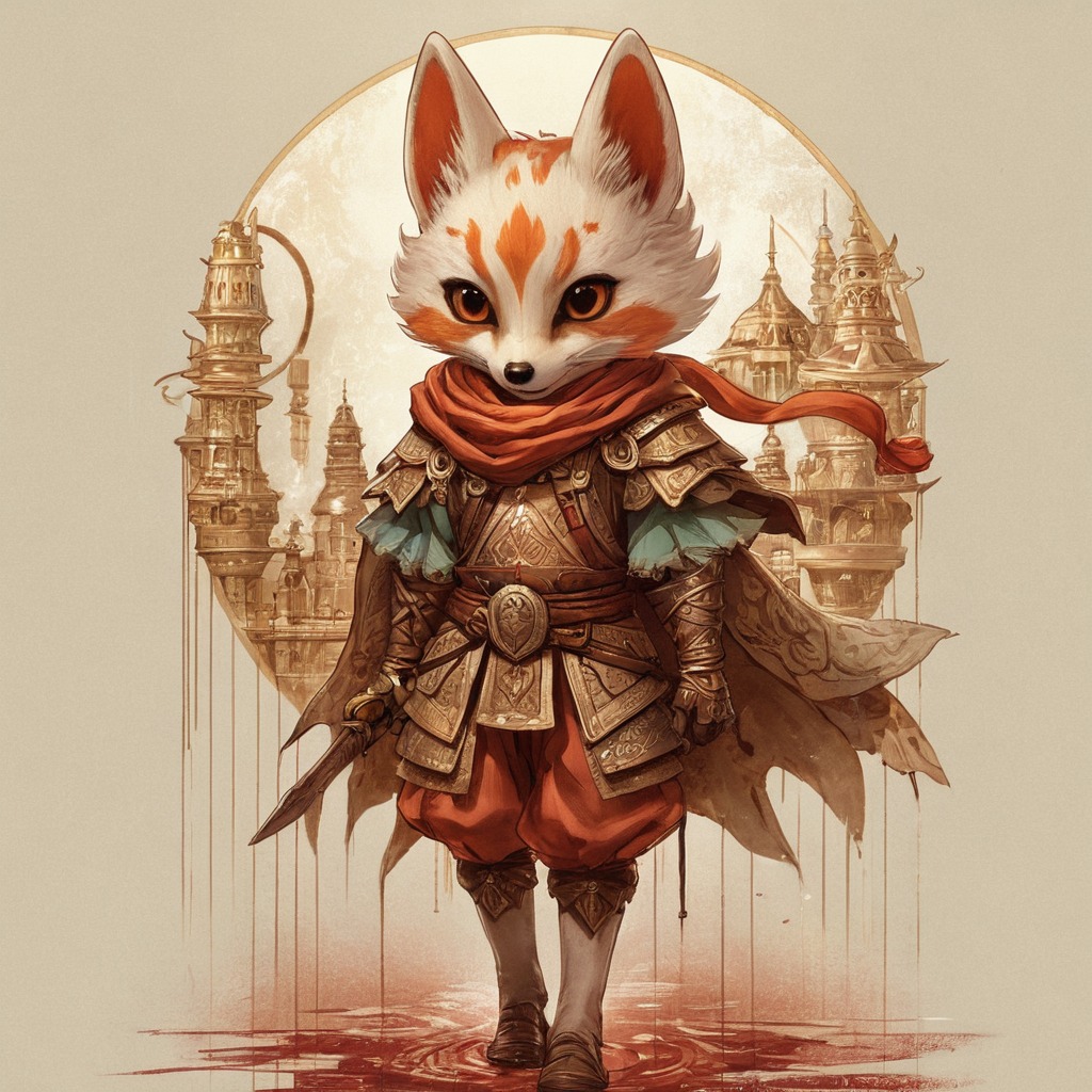 digitalart, characterdesign, videogamefanart, warrior, fox, blood, boy, curse, cursed, destroyed, evil, innocence, justice, life, lost, night, outcast, slumbering, spirit, stained, town, transformation, vengeance