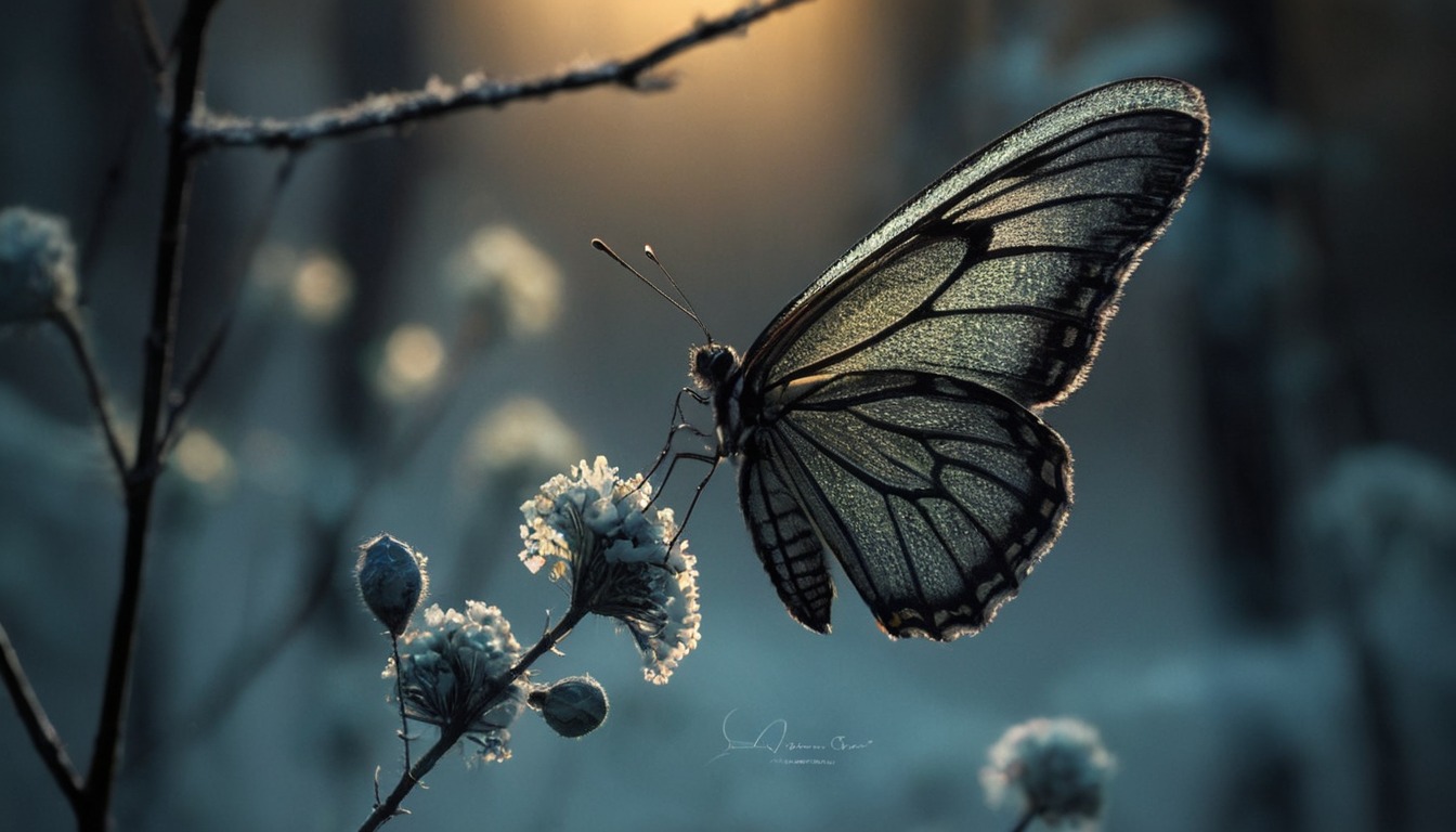 photography, naturephotography, butterflyart, coldembrace, frozenart, frozenintime, naturecaptured, natureinwinter, wintermagic, winterwonderland, frozenwings, icywings, winterbutterfly, frostedbeauty, delicatebeauty, butterflybeauty, winterinspiration, wintergems, wintermystique, icypatterns, frostedelegance, winterinsect, butterflyinwinter, fragileelegance, delicateinwinter, frostedwings