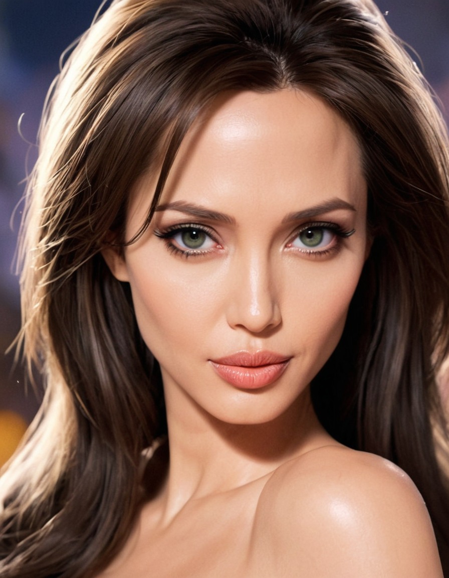 angelina jolie, anime, celebrity, fictional character, manga, hollywood, artistic interpretation