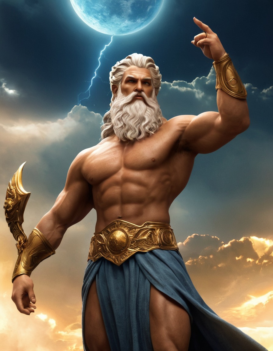 zeus, epic, god, mythology, mythical character, olympian deity, divine power