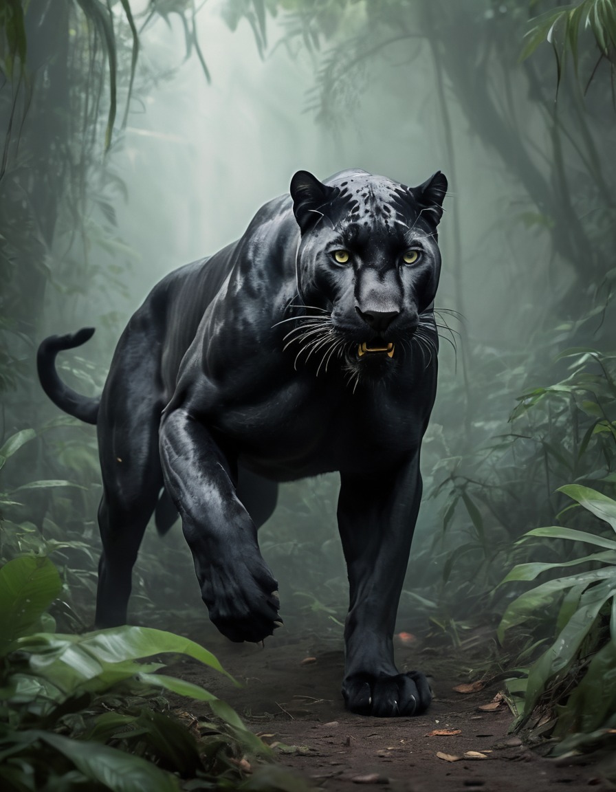 black panther, zombie, jungle, horror, marvel