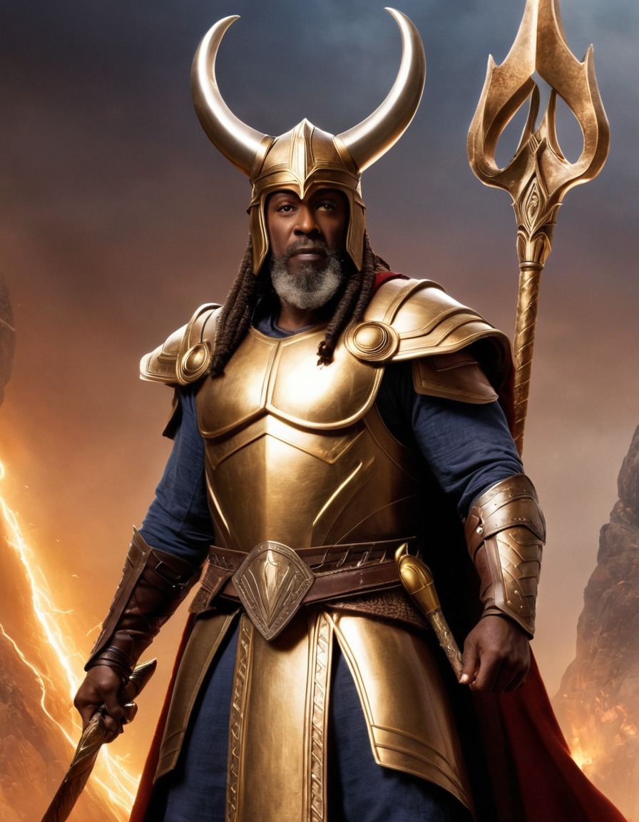 heimdall, norse mythology, epic poem, featured god, mythological scene