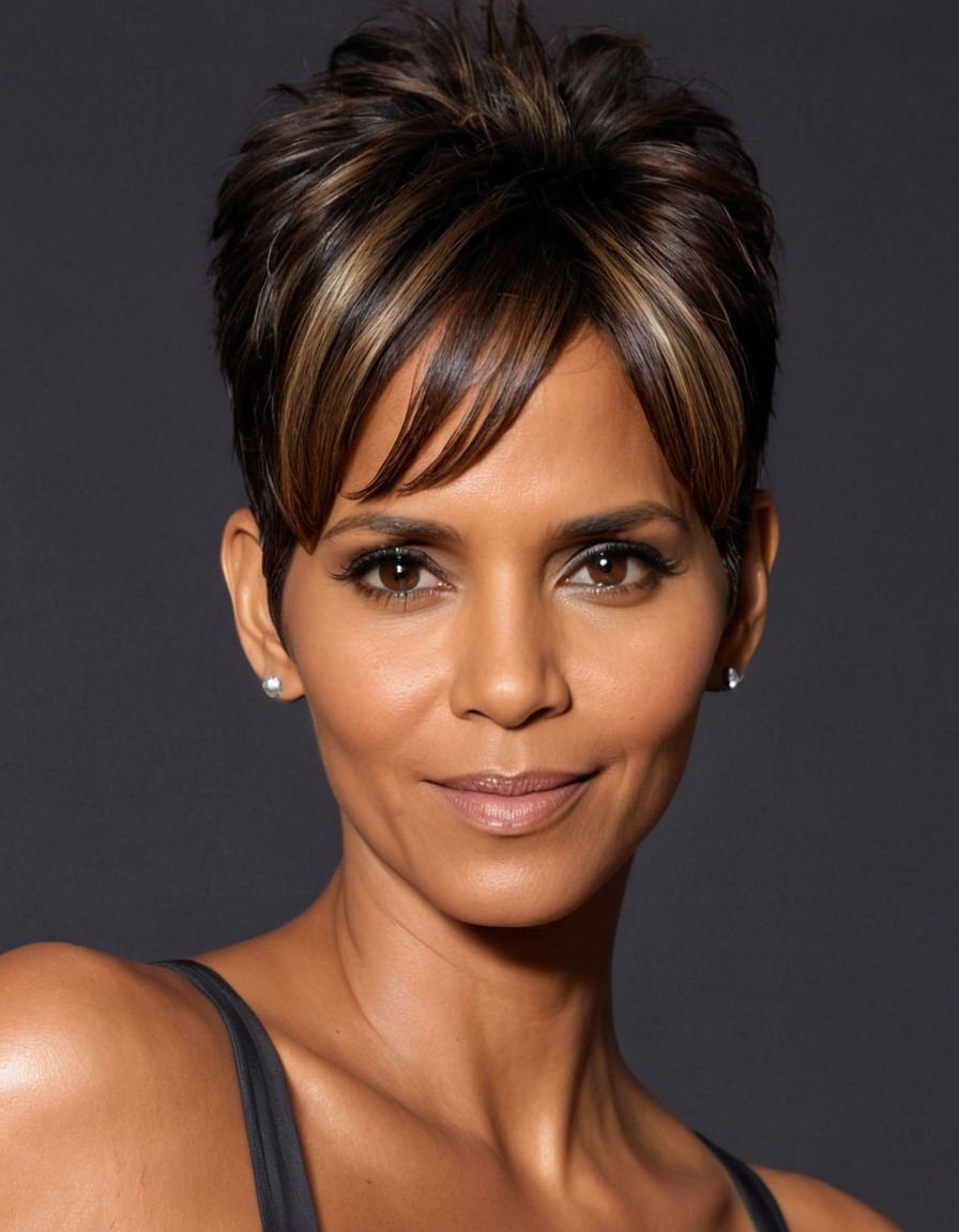 halle berry, painting, comedy, celebrity, art, humor