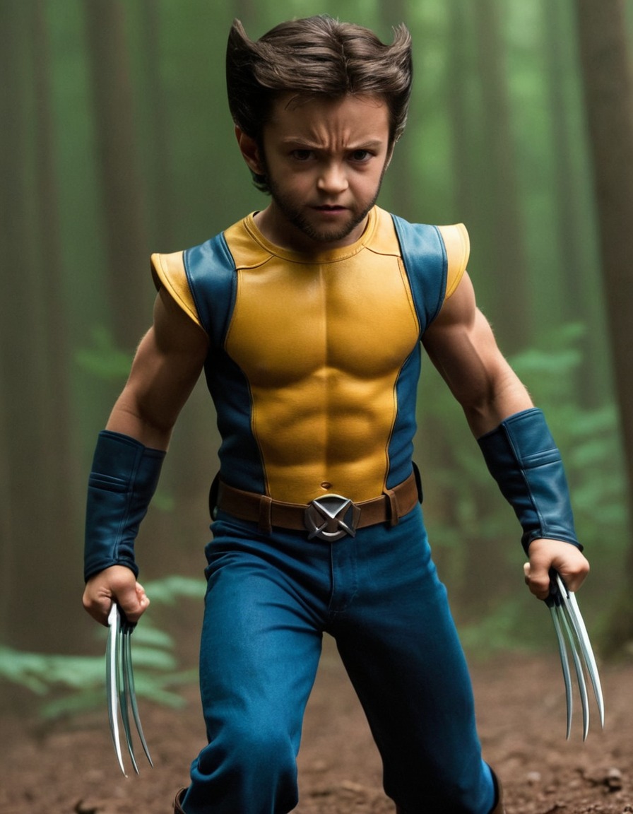 wolverine, superhero, childhood, marvel, mutant