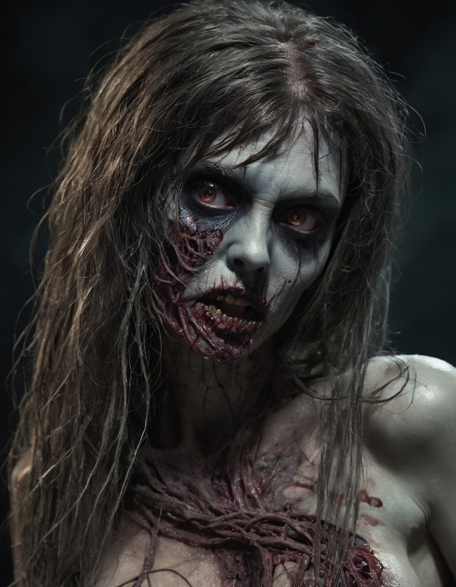 zombie, undead, horror, seductive, nsfw