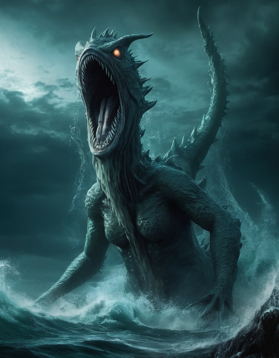 sirens, mythology, greek mythology, sea monster, horror, legendary creatures