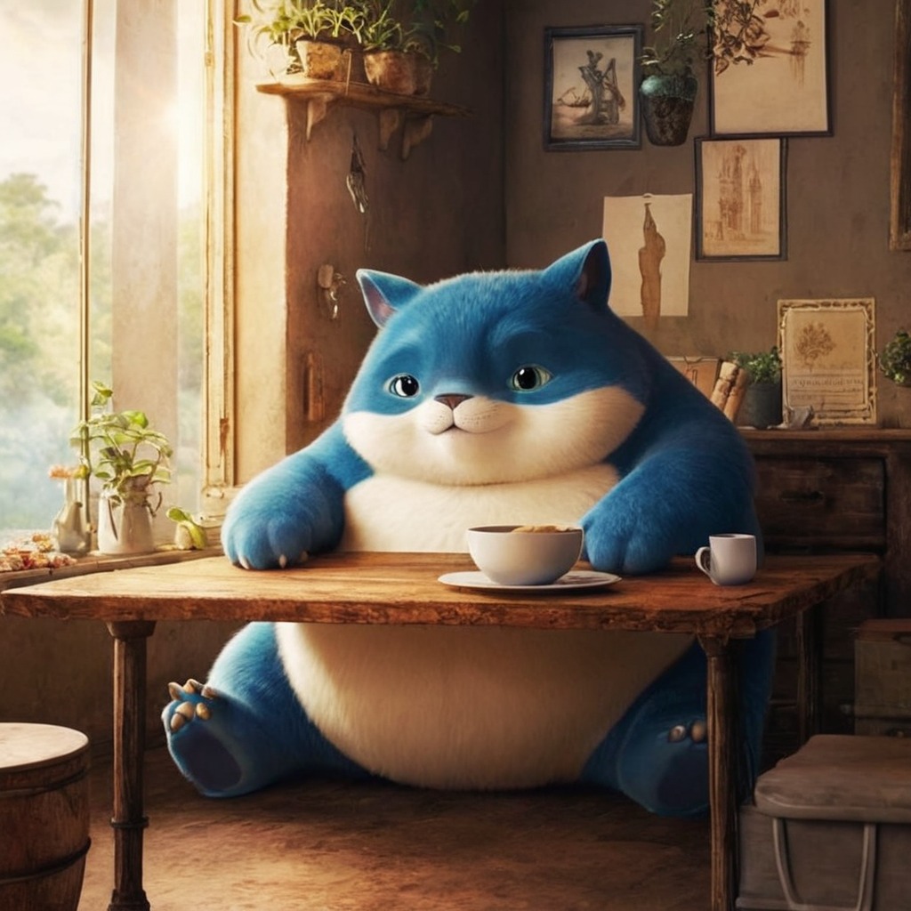 fanart, digitalart, pokemon, snorlax, midjourney