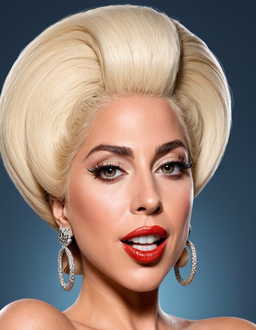 lady gaga, funny, caricature, singer, musician, entertainment, pop culture