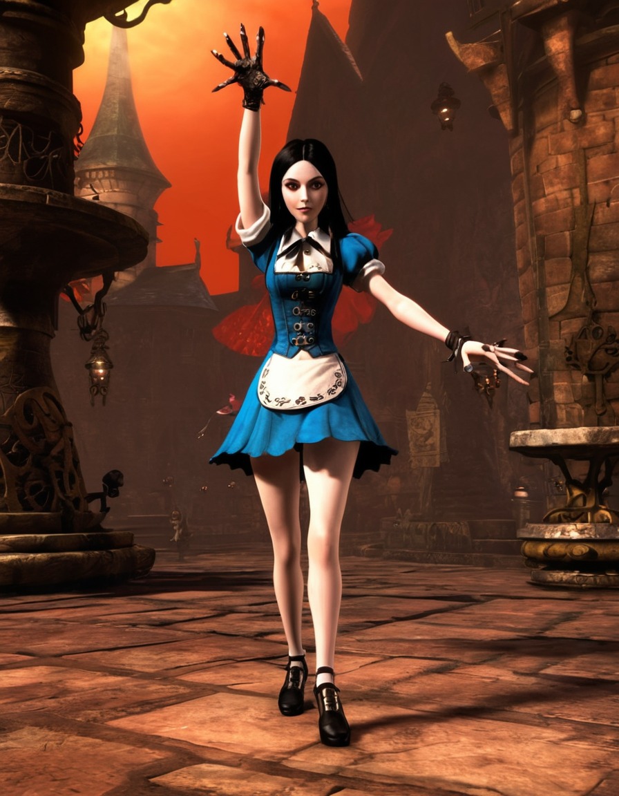 alice (madness returns), video game, action-adventure, horror, fantasy, psychological, brothel