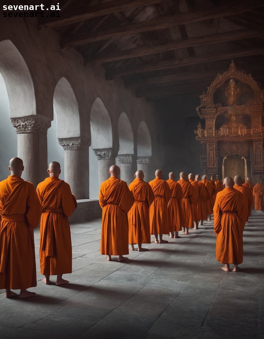 monks, chanting, monastery, religious, spirituality, middle ages