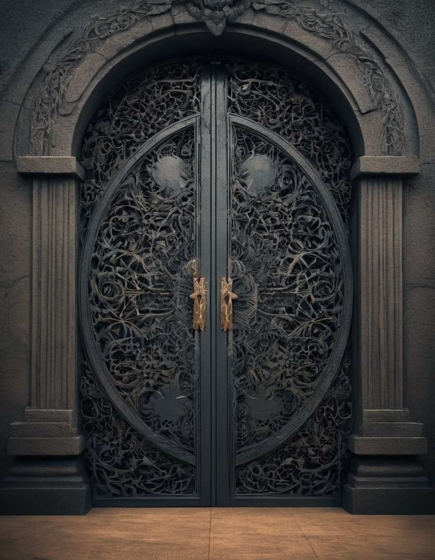 mystery, fantasy, portal, intricate design, unknown dimension, lovecraft, howard lovecraft